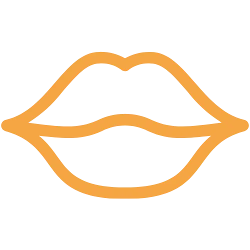 Lippen Piktogramm
